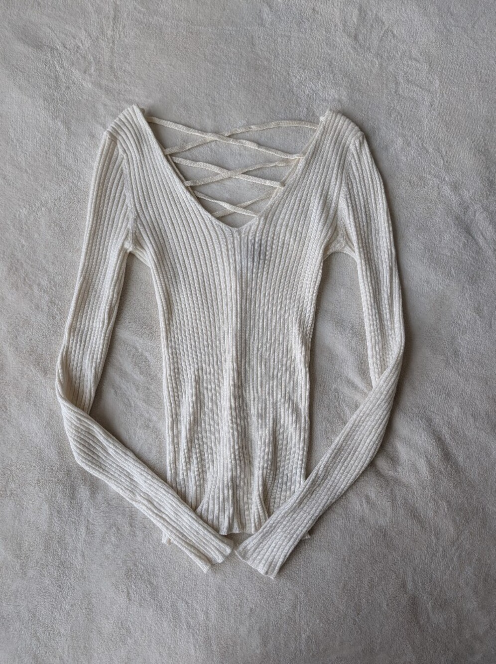 Y2k Ambiance Apparel Cross Back Long Sleeve